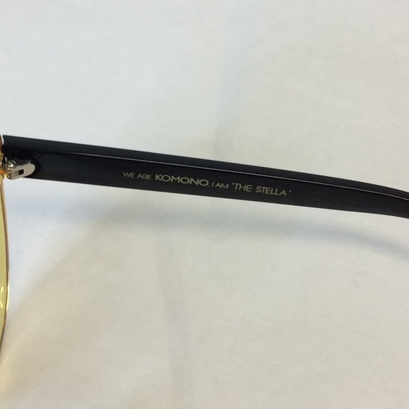 KOMONO SUNGLASSES new in cider black cat eye style - Picture 10 of 10